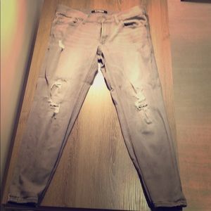 Express Mens Ripped Skinny Jeans Size 32 x 30